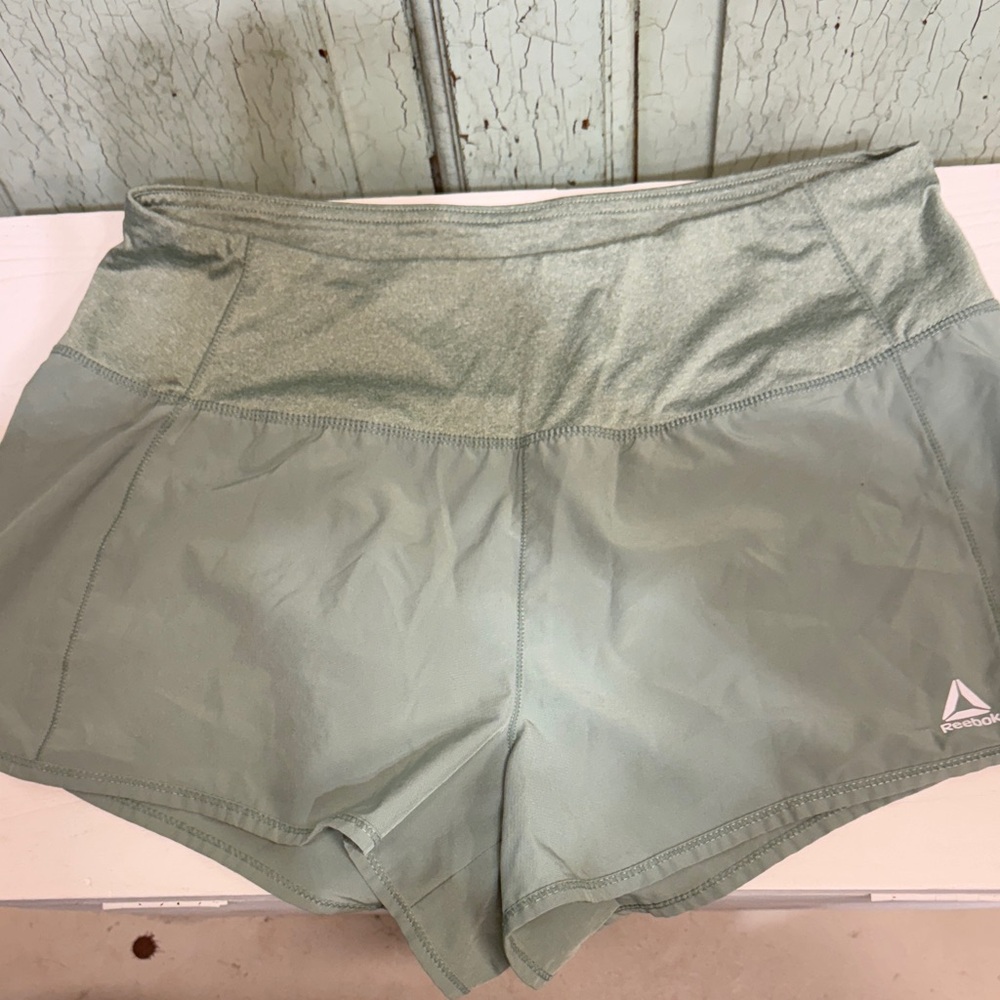 Reebok Women's Green Athletic Shorts
